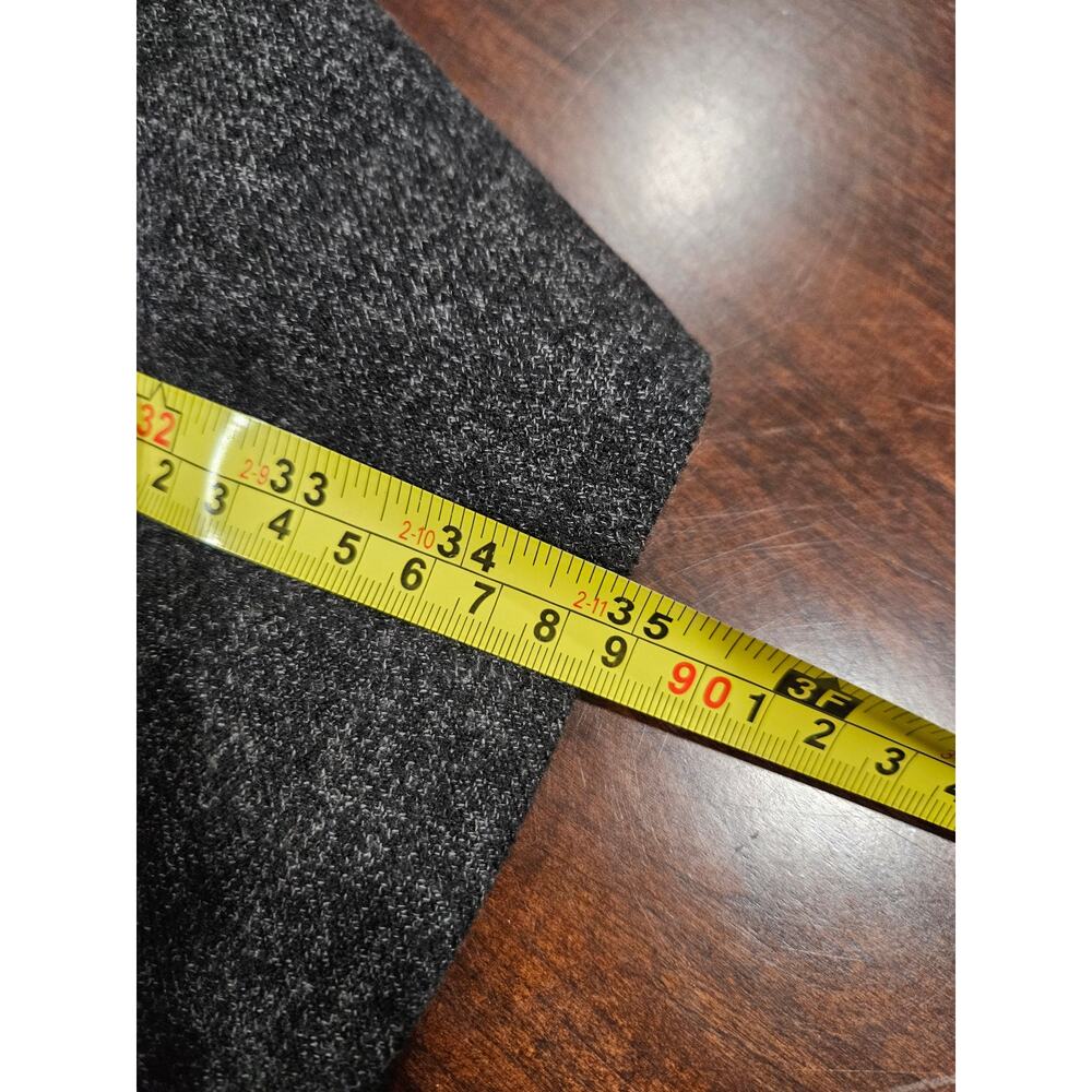 Woolrich Maxi Skirt 14 Onyx Heather 35" Modest Long Dark Academia Quiet Luxury - Picture 6 of 6